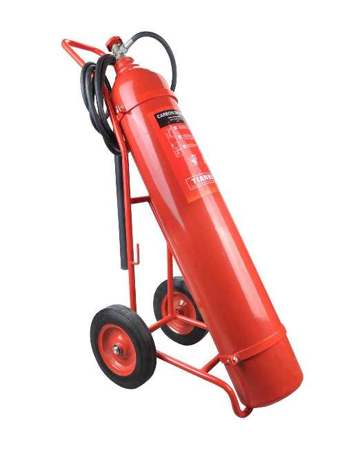 Τροχήλατος πυροσβεστήρας CO2 30kg